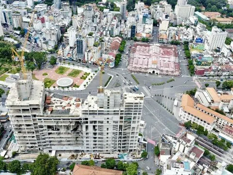 Loạt dự án ngưng thi công nhiều năm ở trung tâm TP HCM tái khởi động, giá căn hộ tăng gấp 4-5 lần
