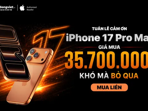 Tuần lễ tri ân tại Di Động Việt: iPhone 17 Pro Max giá 35,7 triệu đồng, thu cũ trợ giá đến 3,5 triệu đồng