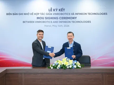 VinRobotics hợp tác Infineon phát triển công nghệ lõi cho người máy thế hệ mới