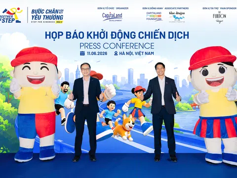 “Bước chân gắn kết yêu thương” mùa 4: CapitaLand Development cam kết tài trợ 98.000 USD hỗ trợ trẻ em yếu thế