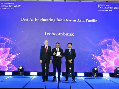 Chuyển đổi bằng "vũ khí" AI, Techcombank và Techcom Life thắng lớn tại giải thưởng The Asian Banker 2026