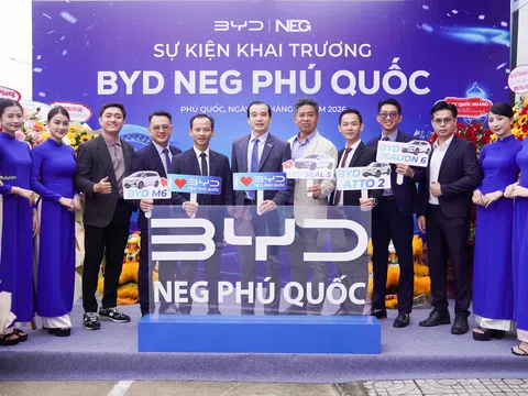 BYD NEG Phú Quốc chính thức đi vào hoạt động, mở rộng hệ sinh thái xe điện tại đặc khu Phú Quốc