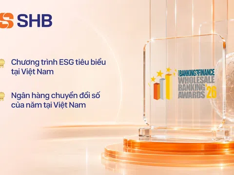 The Asian Banking and Finance vinh danh SHB là Ngân hàng chuyển đổi số của năm và Chương trình ESG tiêu biểu
