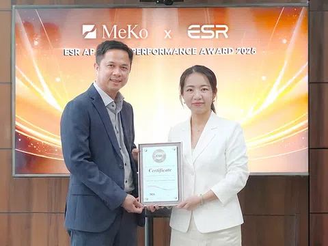 MeKo nhận giải thưởng Đối tác Xuất sắc Khu vực Châu Á – Thái Bình Dương từ ESR