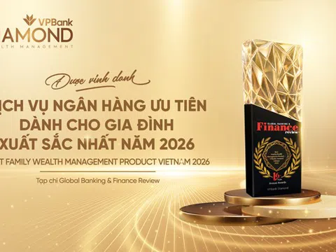 Giải pháp quản lý gia sản giúp VPBank Diamond tạo khác biệt tại Global Banking & Finance Awards