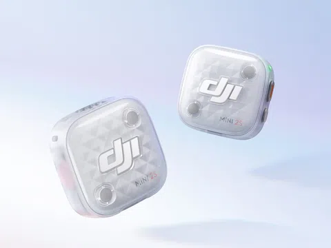 DJI ra mắt Mic Mini 2S: Micro siêu nhẹ 12g, ghi âm 32-bit float chuẩn chuyên nghiệp