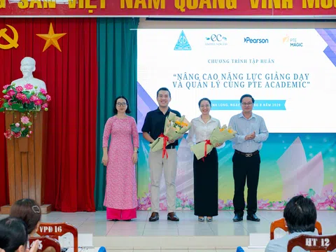 PTE Magic ra mắt công nghệ AI hỗ trợ đánh giá tiếng Anh tại Vĩnh Long