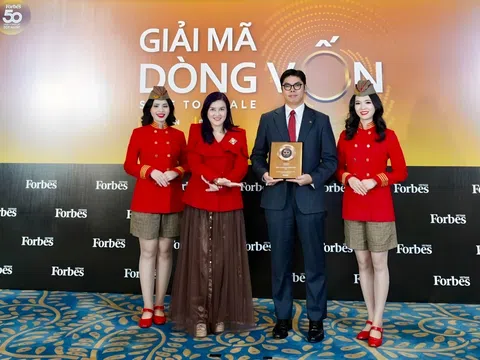 Forbes tiếp tục vinh danh Vietjet trong Top 50 công ty niêm yết tốt nhất Việt Nam 2026