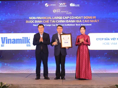 Được cả giới đầu tư và định chế tài chính ghi nhận, Vinamilk tiếp tục khẳng định vị thế trên thị trường vốn