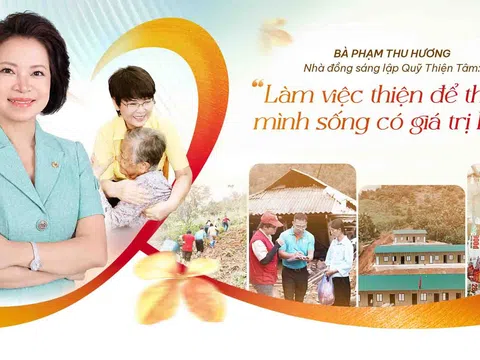 Bà Phạm Thu Hương – Nhà đồng sáng lập Quỹ Thiện Tâm: “Làm việc thiện để thấy mình sống có giá trị hơn”