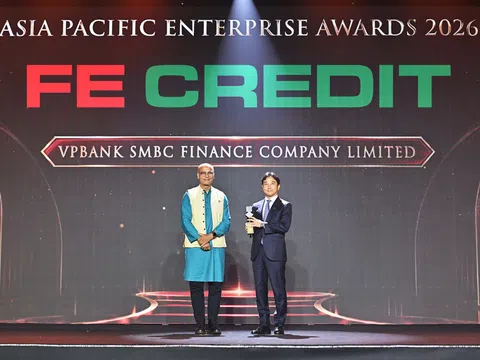 FE CREDIT thắng giải “Doanh nghiệp xuất sắc châu Á” tại APEA 2026
