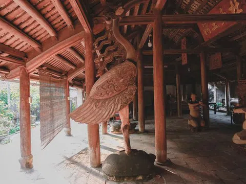 Độc nhất nhà cổ 300 tuổi làm từ gỗ lim, nằm giữa khu vườn xanh mát mắt ở Hà Nội