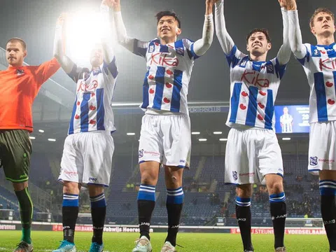Heerenveen chưa cho Đoàn Văn Hậu đá ở vòng 18 giải Vô địch Hà Lan