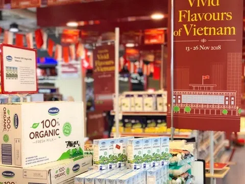 Sữa tươi Vinamilk Organic ‘lấn sân’ thị trường Singapore