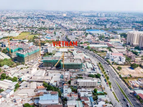 Tiến độ xây dựng dự ánn OPal Boulevard Phạm Văn Đồng của Đất Xah Group tháng 2/2020