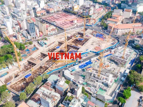 Dự án tứ giác Bến Thành – The Spirit of Saigon có vị trí đắc địa bậc nhất TP.HCM, đang được thi công ra sao?