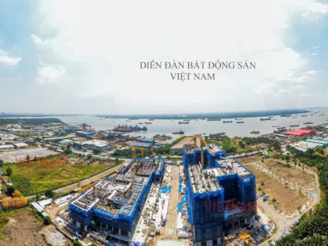 Cập nhật tiến độ xây dựng 3.580 căn hộ view sông Q7 Saigon Riverside Complex cuối tháng 4/2020