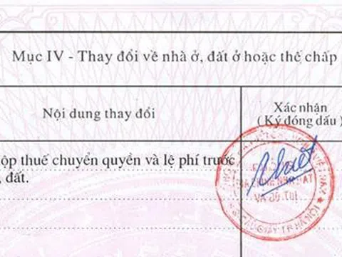Cách kiểm tra sổ đỏ, sổ hồng đã xóa thế chấp
