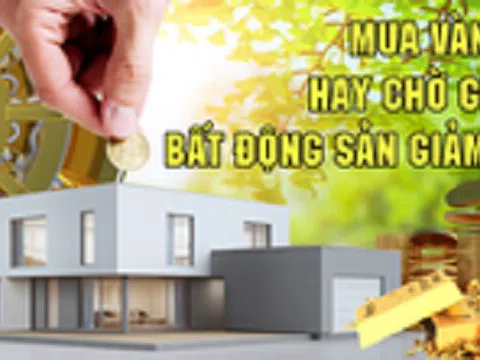 Mua vàng hay chờ giá bất động sản giảm?