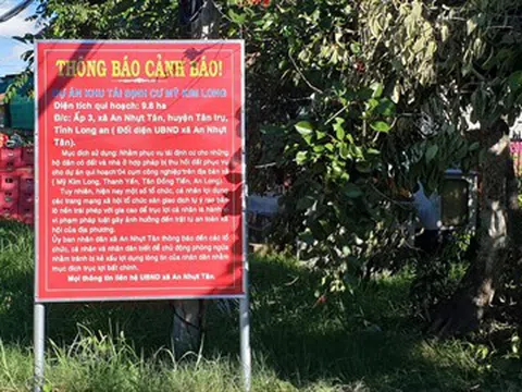 Cảnh báo việc rao bán khu tái định cư Mỹ Kim Long