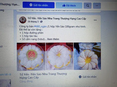 Yến Sào Nha Trang đang bị làm giả, bán tràn lan trên mạng xã hội?