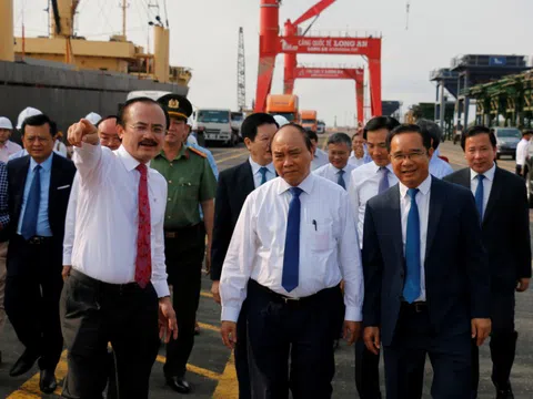 Thủ Tướng Chính Phủ Nguyễn Xuân Phúc dẫn đầu đoàn thăm Cảng Quốc Tế Long An & khảo sát vị trí xây dựng nhà máy điện LNG Long An I & II