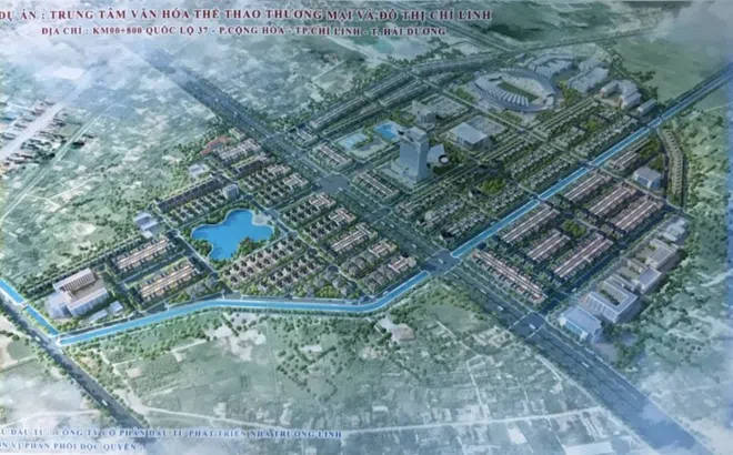 36ha tại khu đô thị Chí Linh Palm City bị rao bán với giá 366 tỷ đồng