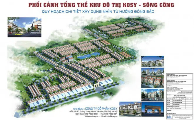 Thanh tra Chính phủ kết luận nhiều sai phạm tại dự án Kosy Sông Công của Tập đoàn Kosy