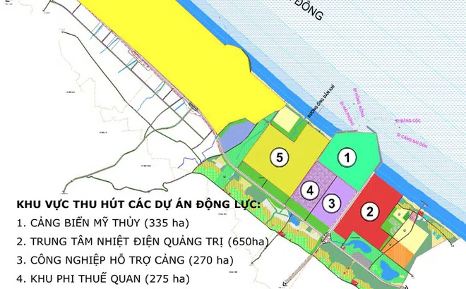 Loạt dự án tại Khu kinh tế Đông Nam Quảng Trị chậm tiến độ