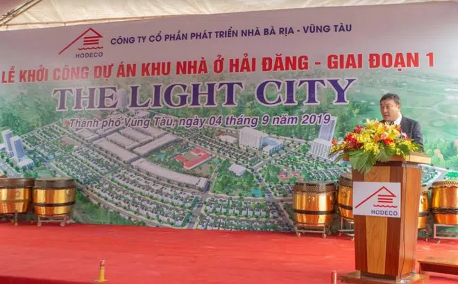 Bà Rịa - Vũng Tàu: “Ông lớn“ Hodeco chào bán dự án The Light City dù chưa đền bù xong