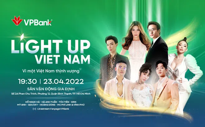 Dàn sao khủng quy tụ tại siêu đại nhạc hội VPBank “Thắp sáng Việt Nam”
