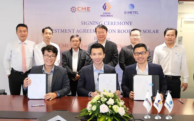 Sametel được CME Solar chọn thi công dự án điện mặt trời cho Tập đoàn Louis Holdings