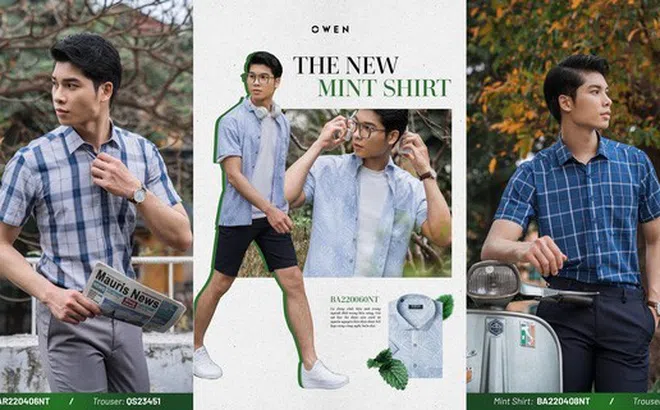 OWEN viết tiếp hành trình thời trang xanh cùng áo sơ mi sợi bạc hà