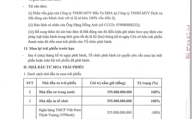 Công ty TNHH Một thành viên Đầu tư DHA: Dấu hiệu phát hành trái phiếu không đúng quy định?