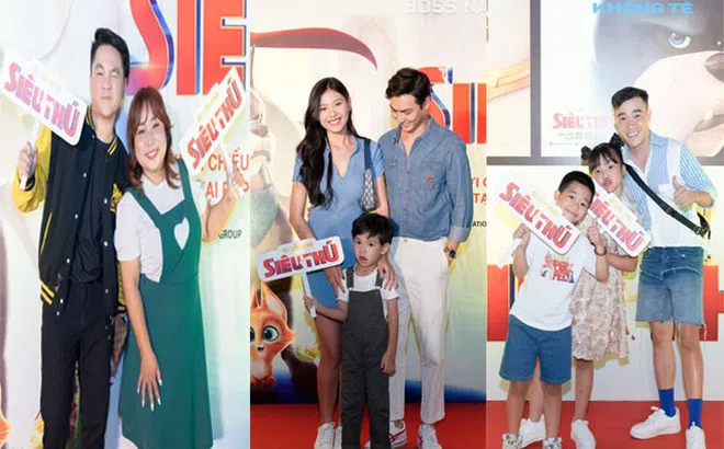 Gia đình sao Việt hân hoan cùng giải cứu các siêu anh hùng trong phim hoạt hình vui nhộn "Liên minh siêu thú DC"