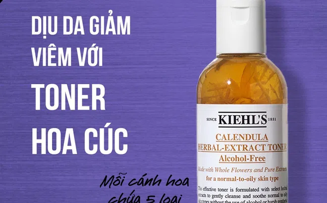 Calendula Herbal Extract Alcohol-Free – Toner Hoa Cúc hơn 60 năm vẫn bán chạy của nhà Kiehl's