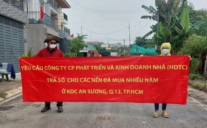 Công ty HDTC “chối bỏ” trách nhiệm, "ém" sổ không giao cho khách hàng tại dự án KDC An Sương?