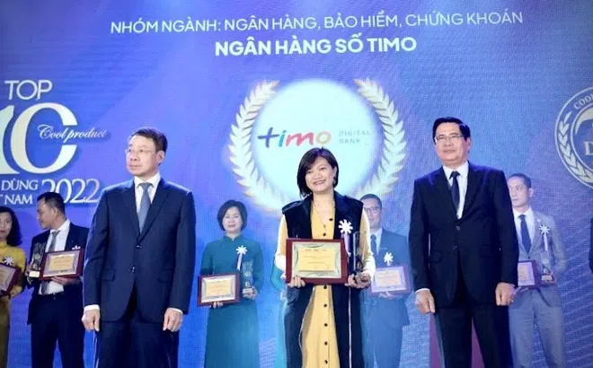 Ngân hàng số Timo được vinh danh trong TOP 100 Sản phẩm - Dịch vụ Tin Dùng Việt Nam 2022