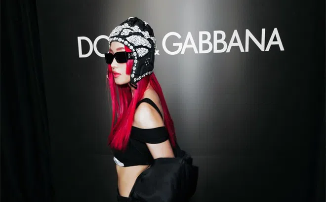 Châu Bùi hóa giải “bài toán” sắc màu của Dolce & Gabbana Thu - Đông 2023