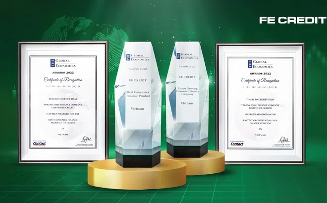 FE CREDIT vinh dự nhận 2 giải thưởng quốc tế từ tạp chí The Global Economics