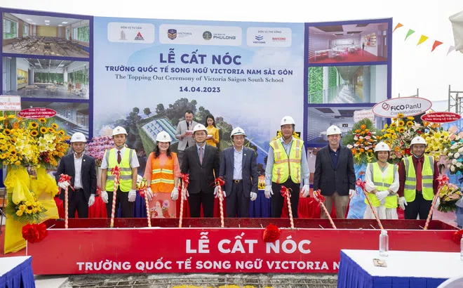 Lễ cất nóc 'Trường học hạnh phúc' - Victoria Nam Sài Gòn
