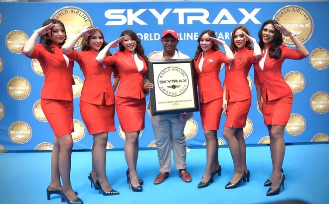 AirAsia đạt lần thứ 14 liên tiếp được bình chọn là Hãng hàng không giá rẻ tốt nhất thế giới theo chuẩn Skytrax