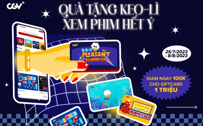 CGV ra mắt Thẻ Quà tặng - Món quà điện ảnh ý nghĩa cho người thân yêu