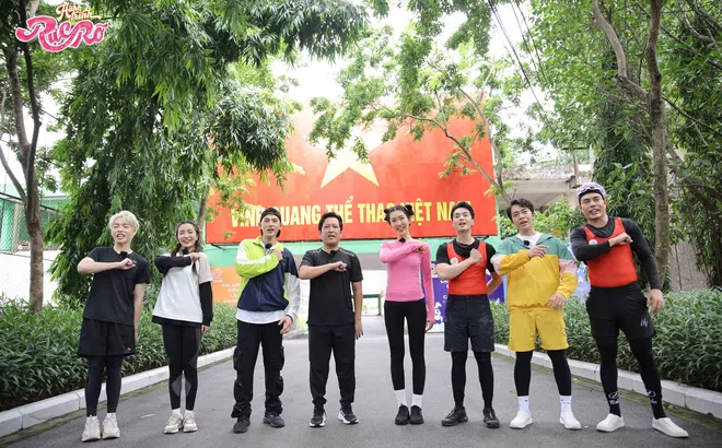 Trường Giang, Cris Phan toát mồ hôi hột với thử thách điền kinh
