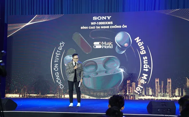 Sony ra mắt tai nghe chống ồn WF-1000XM5 mới