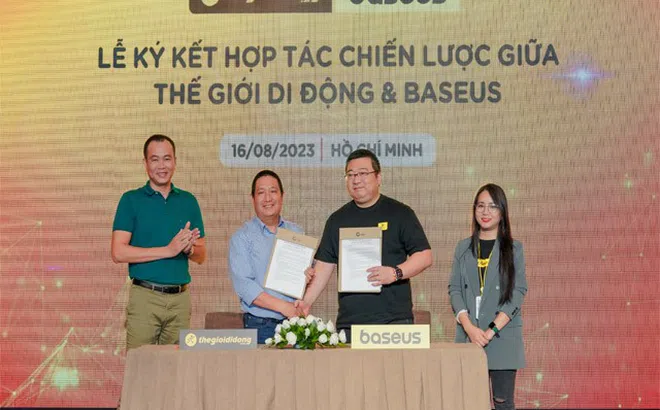 Thế Giới Di Động hợp tác chiến lược với thương hiệu phụ kiện Baseus