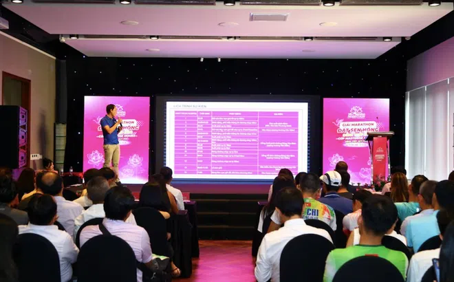 Họp báo giải Marathon Đất Sen Hồng - Đồng Tháp 2023 Cúp Masterise Homes