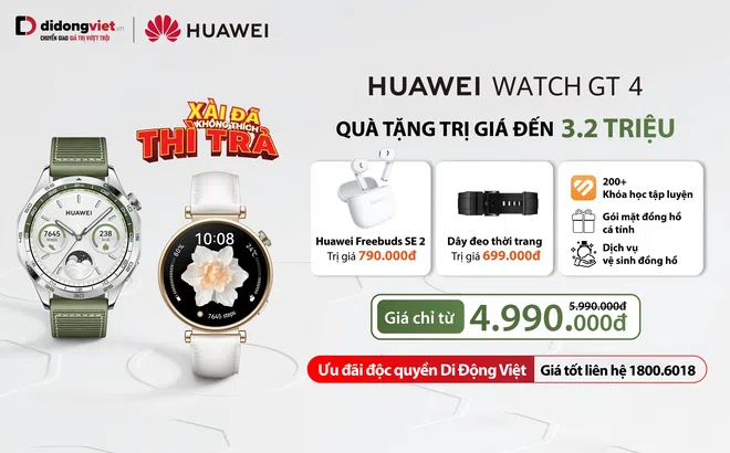 Mua Huawei Watch GT 4 ở đâu nhiều ưu đãi, giá rẻ?