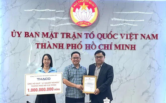 THACO trao gần 25 tỷ đồng cho Quỹ “Vì người nghèo” năm 2024