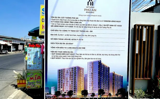 Long An: Chỉ đạo kiểm tra, xử lý vụ việc ở dự án Cát Tường Phú An